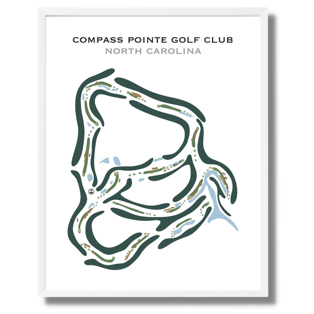 Compass Pointe Golf Club, North Carolina - Printed Golf Courses - Golf Course Prints