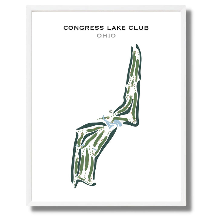 Congress Lake Club, Ohio - Printed Golf Courses - Golf Course Prints