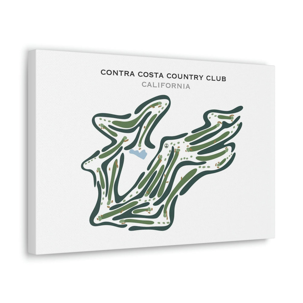 Contra Costa Country Club, California - Printed Golf Courses - Golf Course Prints