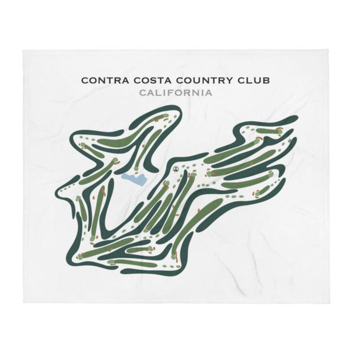 Contra Costa Country Club, California - Printed Golf Courses - Golf Course Prints