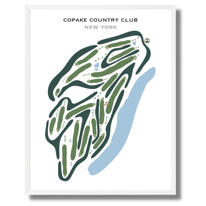 Copake Country Club, New York - Printed Golf Courses - Golf Course Prints