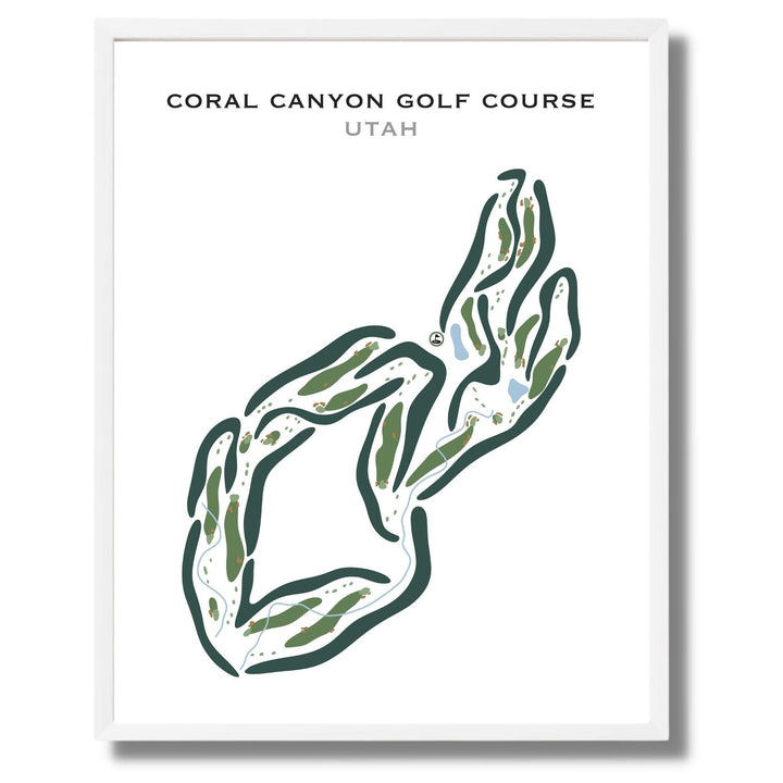 Coral Canyon Golf Course, Utah - Printed Golf Courses - Golf Course Prints