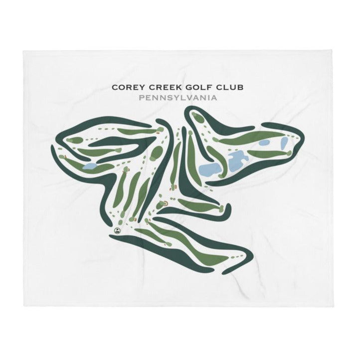 Corey Creek Golf Club, Pennsylvania - Printed Golf Courses - Golf Course Prints