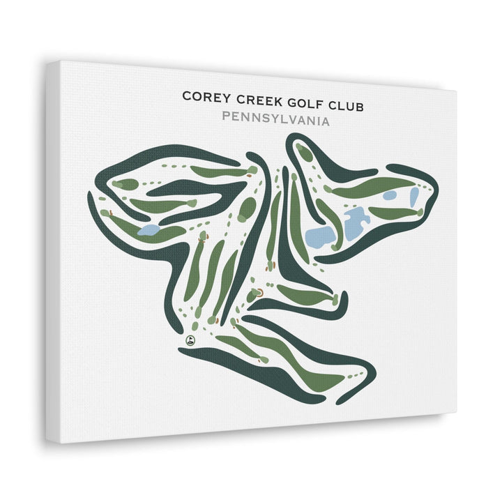 Corey Creek Golf Club, Pennsylvania - Printed Golf Courses - Golf Course Prints