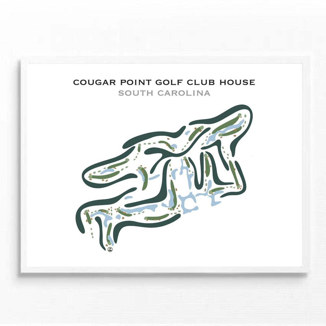 Cougar Point Golf Club House, South Carolina - Printed Golf Courses - Golf Course Prints