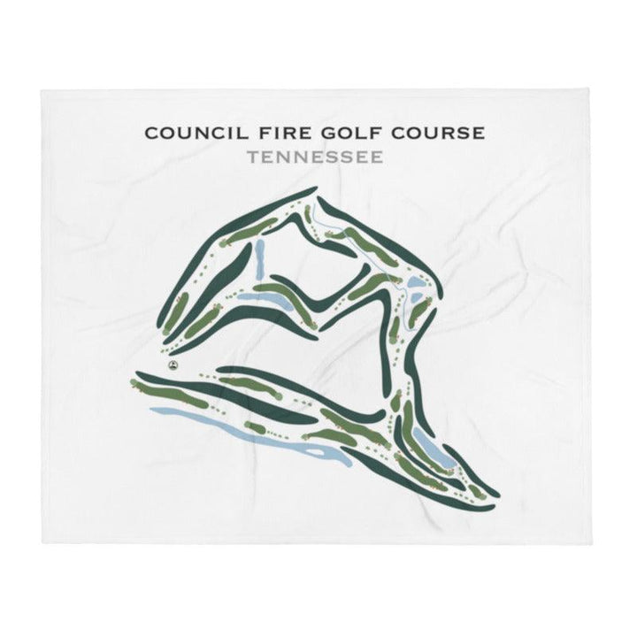 Council Fire Golf Course, Tennessee - Printed Golf Courses - Golf Course Prints