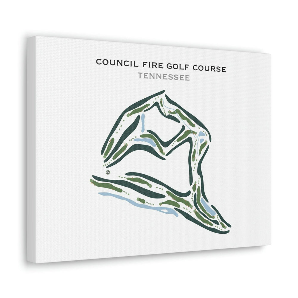 Council Fire Golf Course, Tennessee - Printed Golf Courses - Golf Course Prints