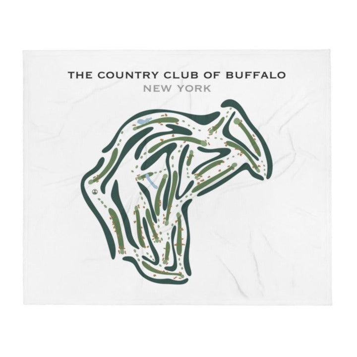 The Country Club of Buffalo, New York - Printed Golf Courses - Golf Course Prints