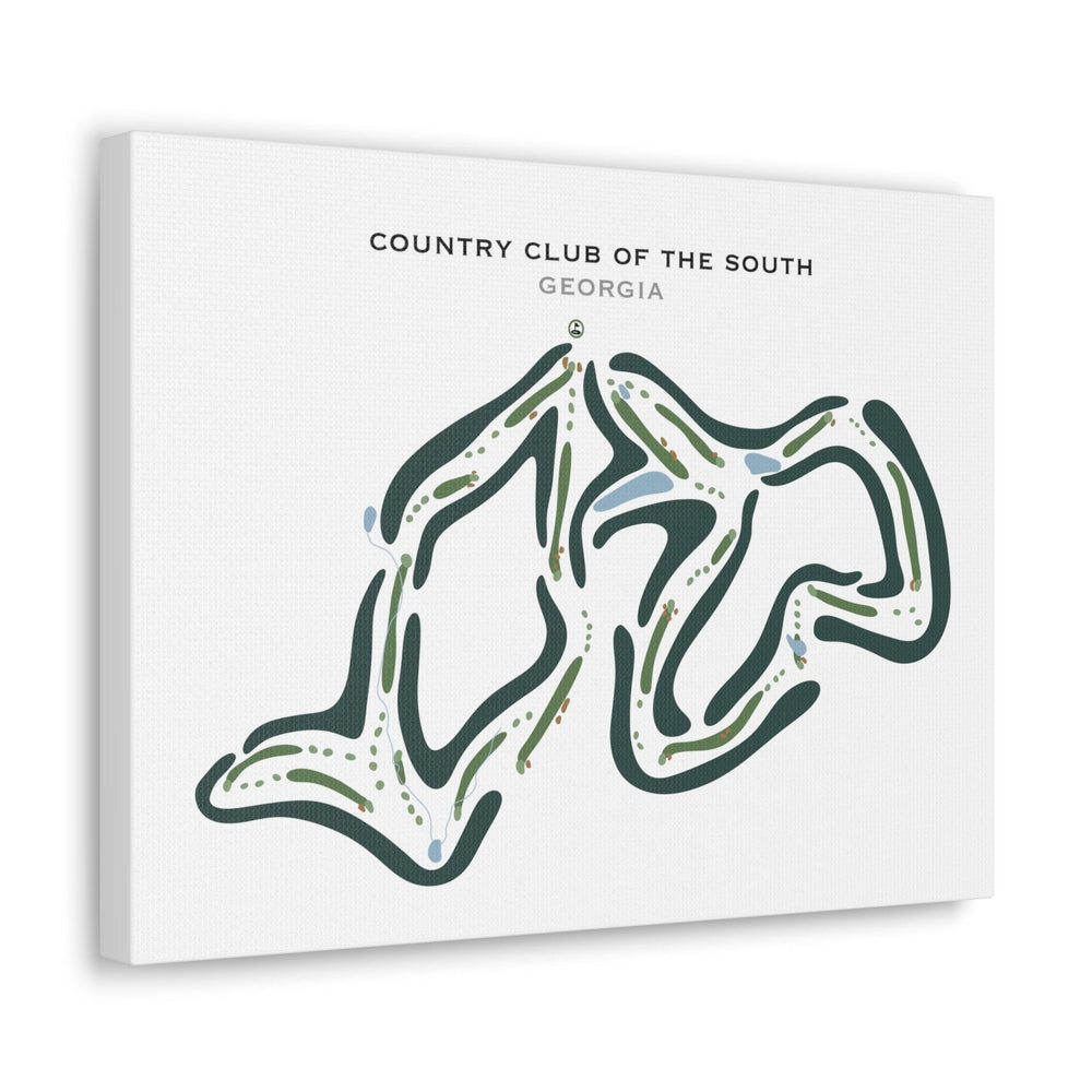 Country Club of the South, Georgia - Printed Golf Courses - Golf Course Prints