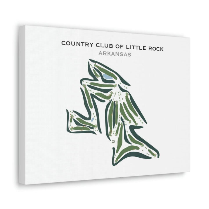 Country Club of Little Rock, Arkansas - Printed Golf Courses - Golf Course Prints