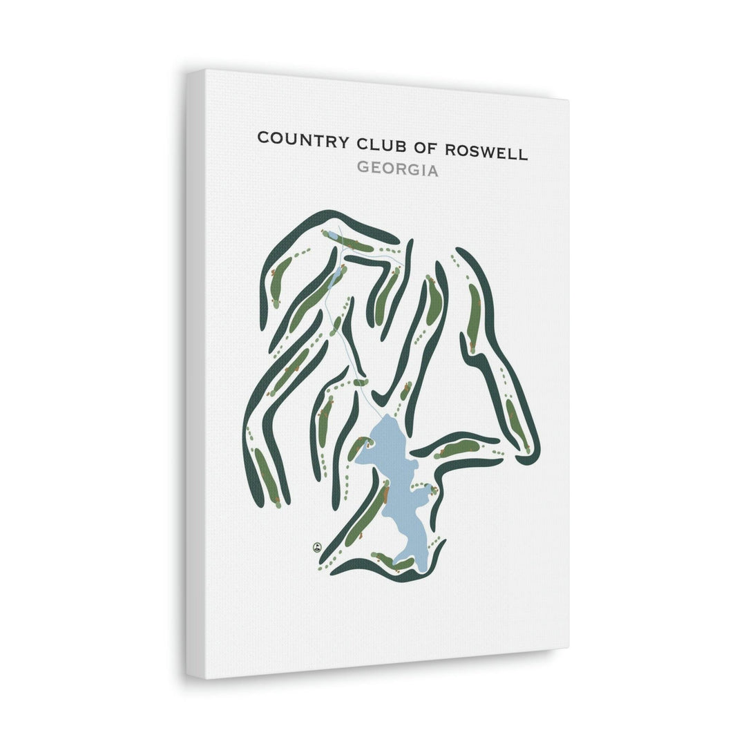 Country Club of Roswell, Georgia - Printed Golf Courses - Golf Course Prints