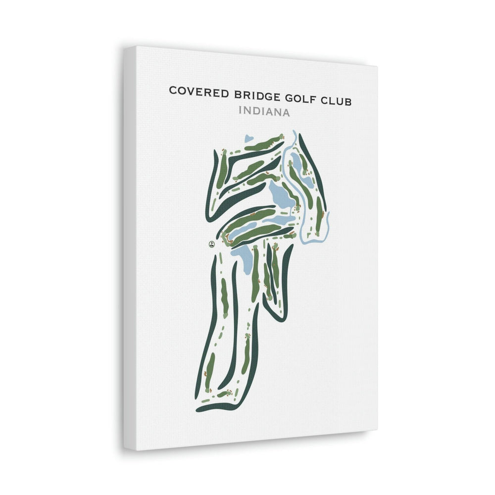 Covered Bridge Golf Club, Indiana - Printed Golf Courses - Golf Course Prints