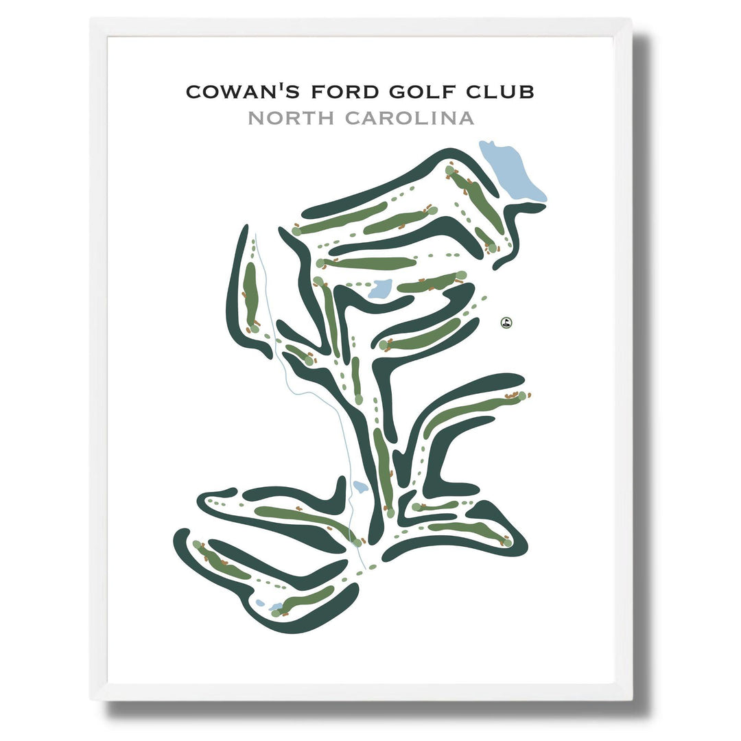 Cowan’s Ford Golf Club, North Carolina - Printed Golf Courses - Golf Course Prints