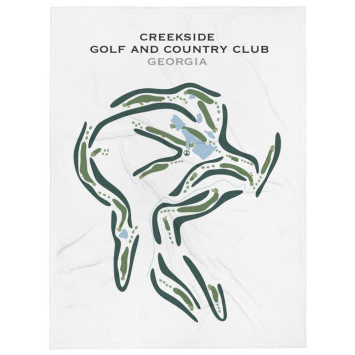 Creekside Golf & Country Club, Georgia - Printed Golf Courses - Golf Course Prints