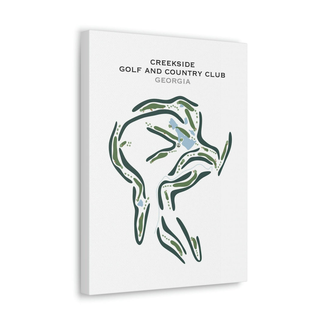 Creekside Golf & Country Club, Georgia - Printed Golf Courses - Golf Course Prints