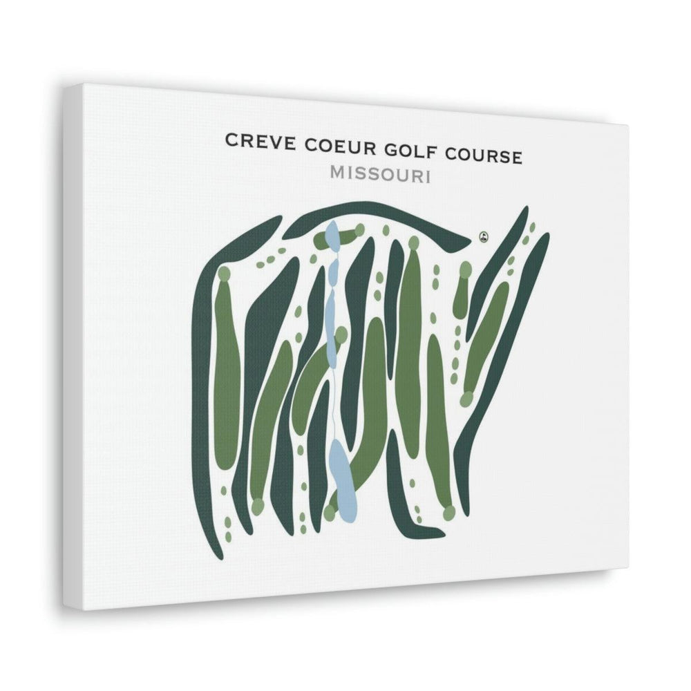 Creve Coeur Golf Course, Missouri - Printed Golf Courses - Golf Course Prints
