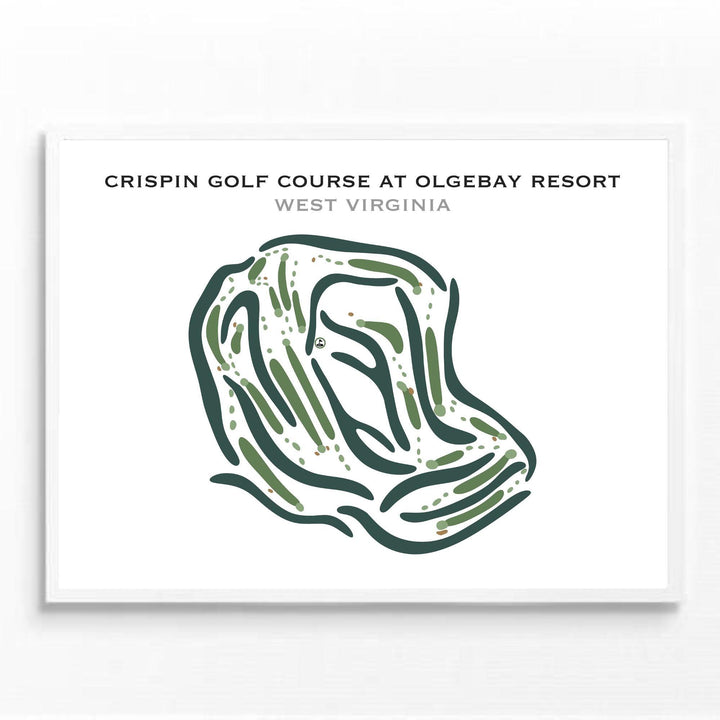 Crispin Golf Course at Oglebay Resort, West Virginia - Printed Golf Courses - Golf Course Prints