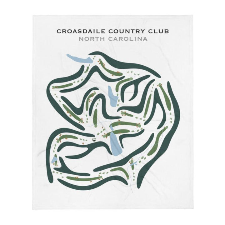 Croasdaile Country Club, North Carolina - Printed Golf Courses - Golf Course Prints