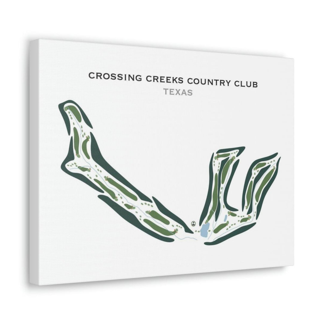 Crossing Creeks Country Club, Texas - Printed Golf Courses - Golf Course Prints