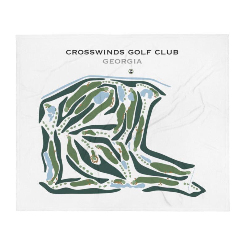 Crosswinds Golf Club, Georgia - Printed Golf Courses - Golf Course Prints