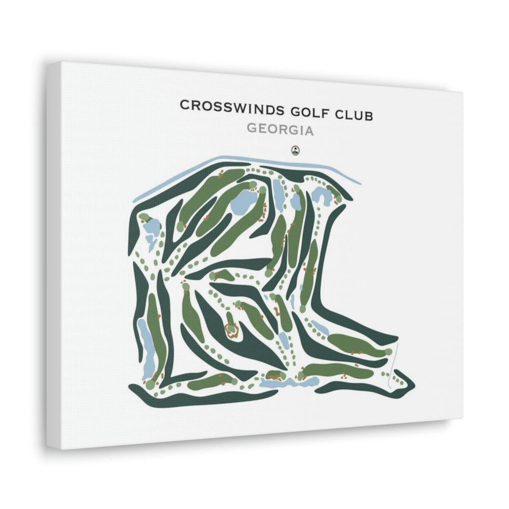Crosswinds Golf Club, Georgia - Printed Golf Courses - Golf Course Prints