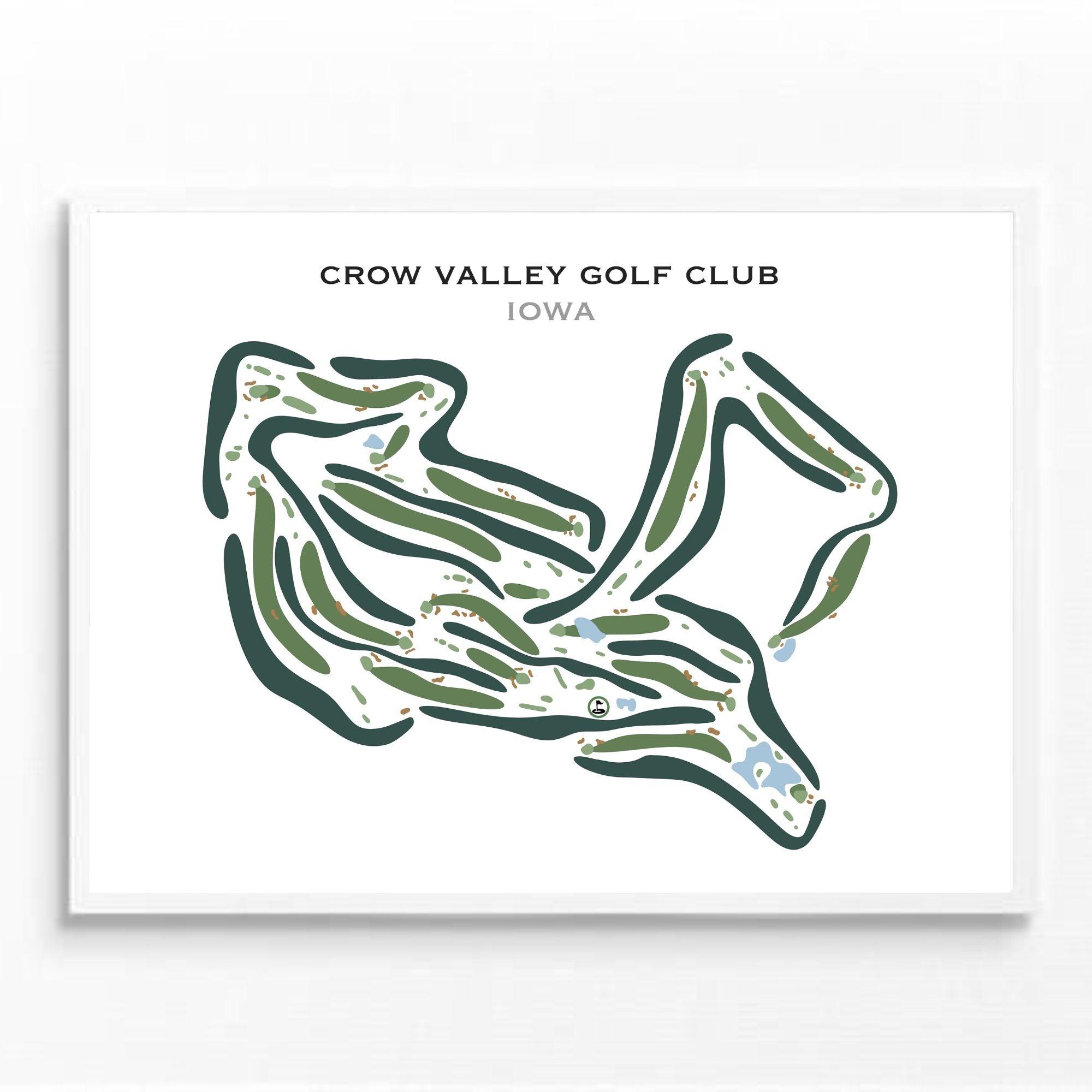 Printed Crow Valley Golf Club artwork collectables, Order Now! Golf