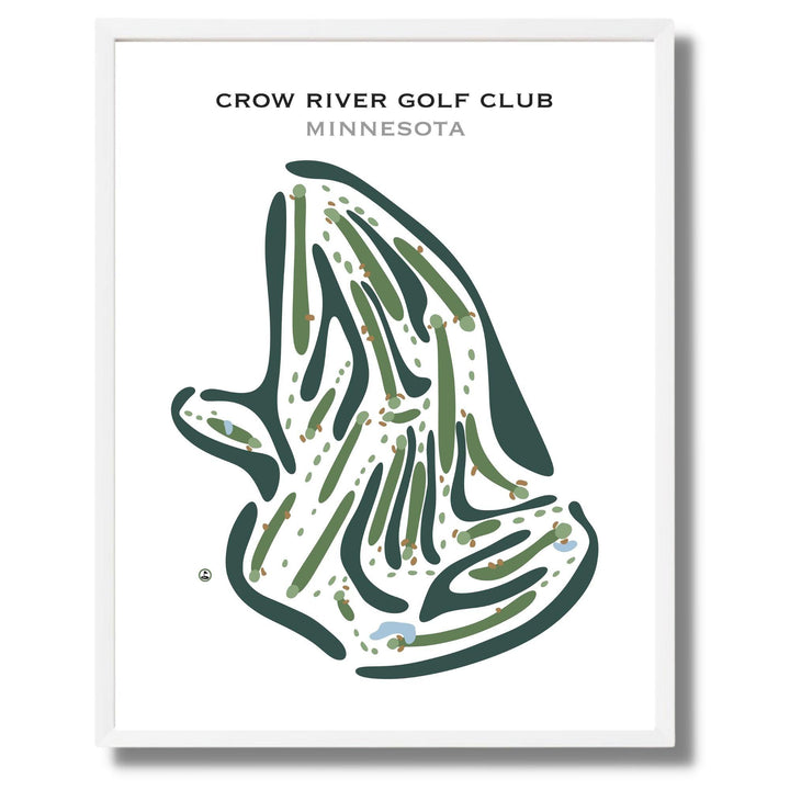 Crow River Golf Club, Minnesota - Printed Golf Courses - Golf Course Prints