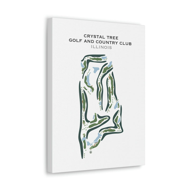 Crystal Tree Golf & Country Club, Illinois - Printed Golf Courses - Golf Course Prints