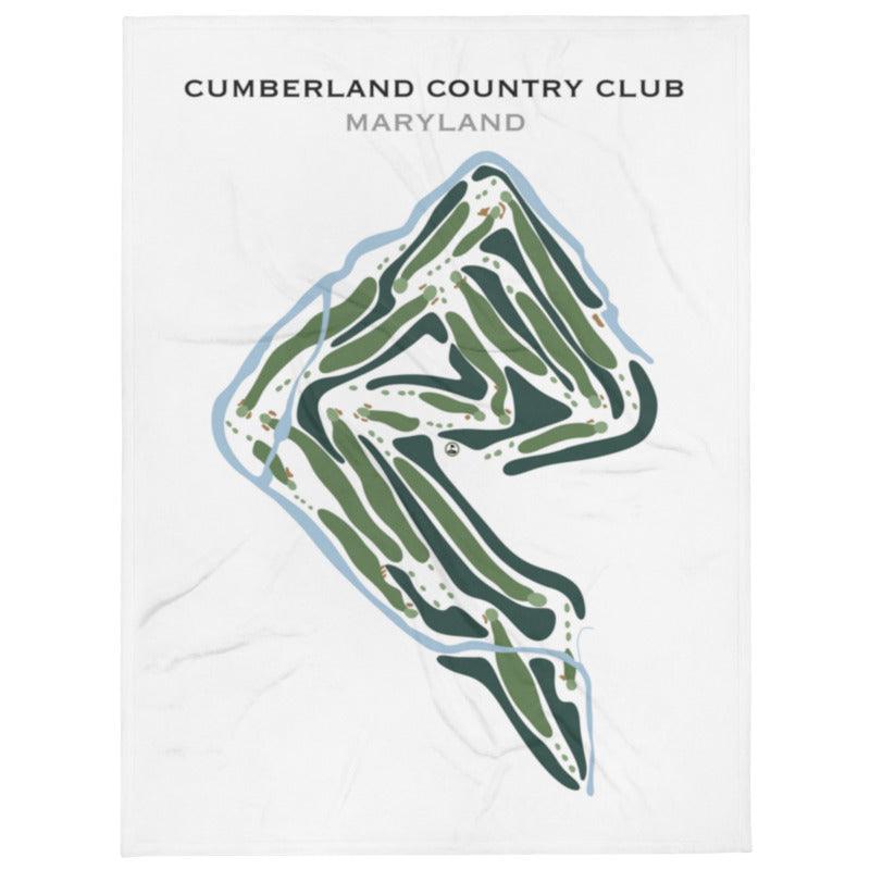 Cumberland Country Club, Maryland - Printed Golf Courses - Golf Course Prints