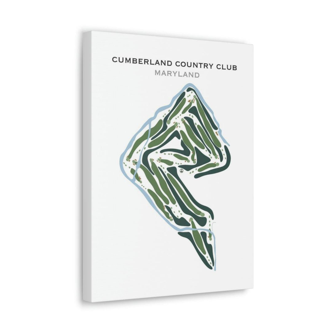 Cumberland Country Club, Maryland - Printed Golf Courses - Golf Course Prints