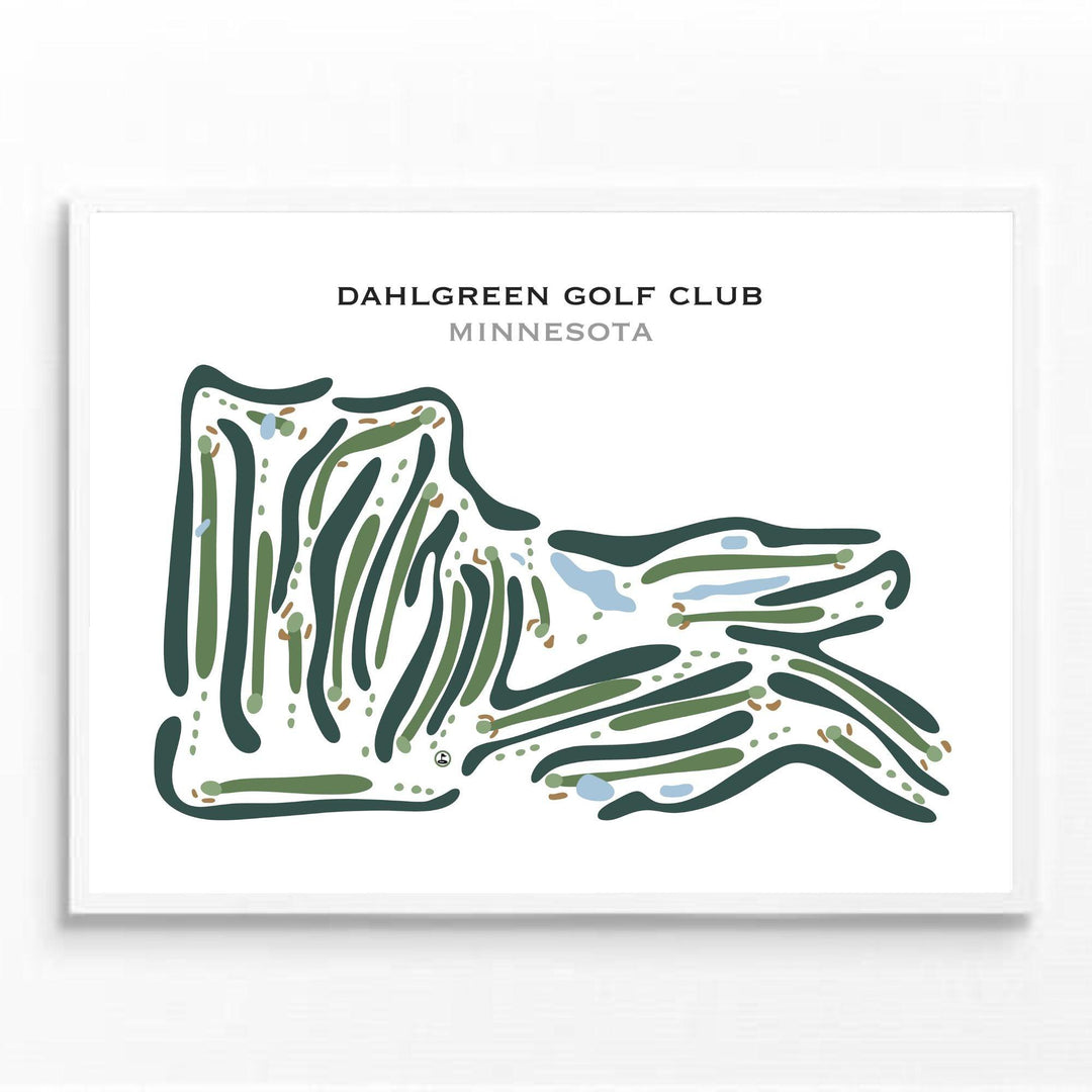 Dahlgreen Golf Club, Minnesota - Printed Golf Courses - Golf Course Prints