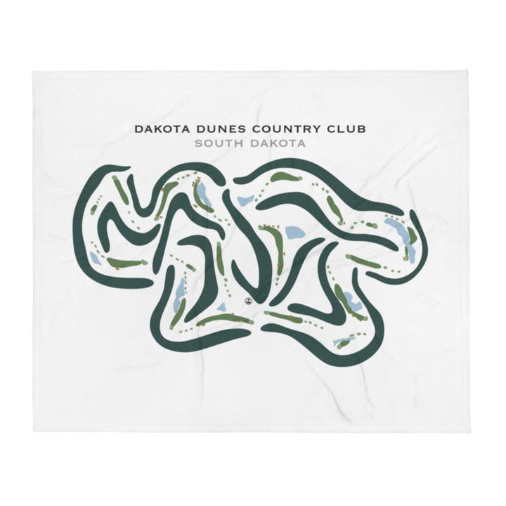 Dakota Dunes Country Club, South Dakota - Printed Golf Courses - Golf Course Prints