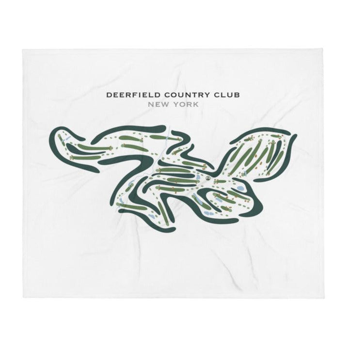 Deerfield Country Club, New York - Printed Golf Courses - Golf Course Prints