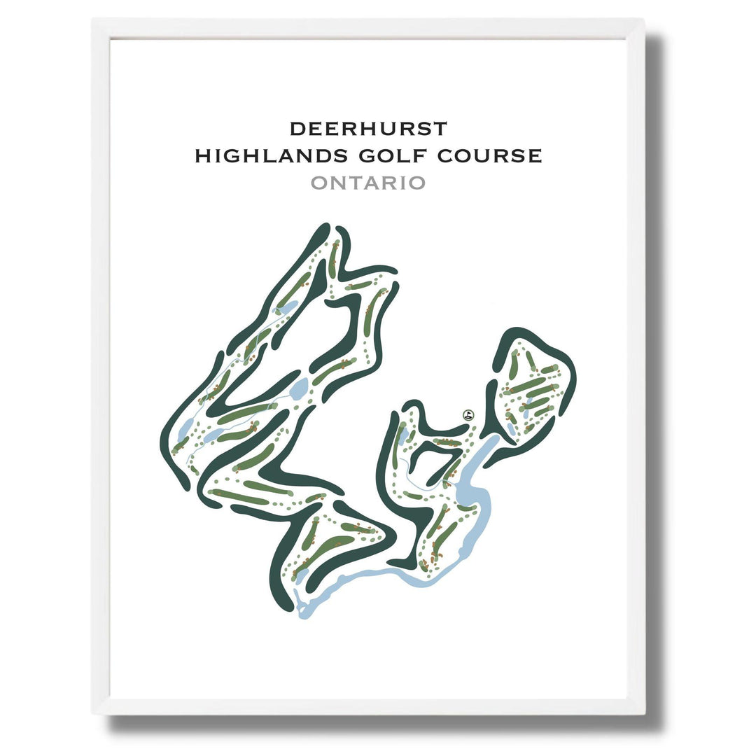 Deerhurst Highlands Golf Course, Ontario - Printed Golf Courses - Golf Course Prints