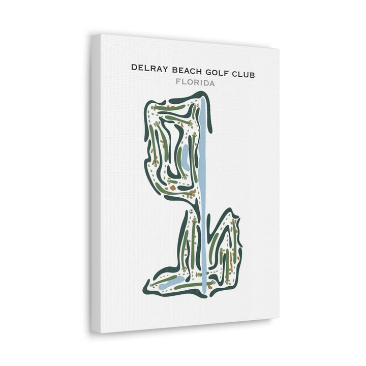 Delray Beach Golf Club, Florida - Printed Golf Courses - Golf Course Prints