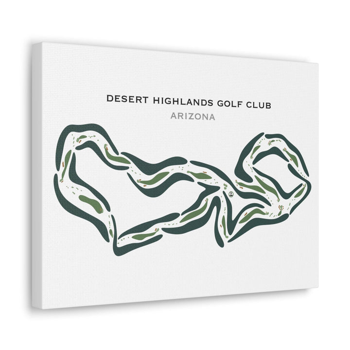 Desert Highlands Golf Club, Arizona - Printed Golf Courses - Golf Course Prints