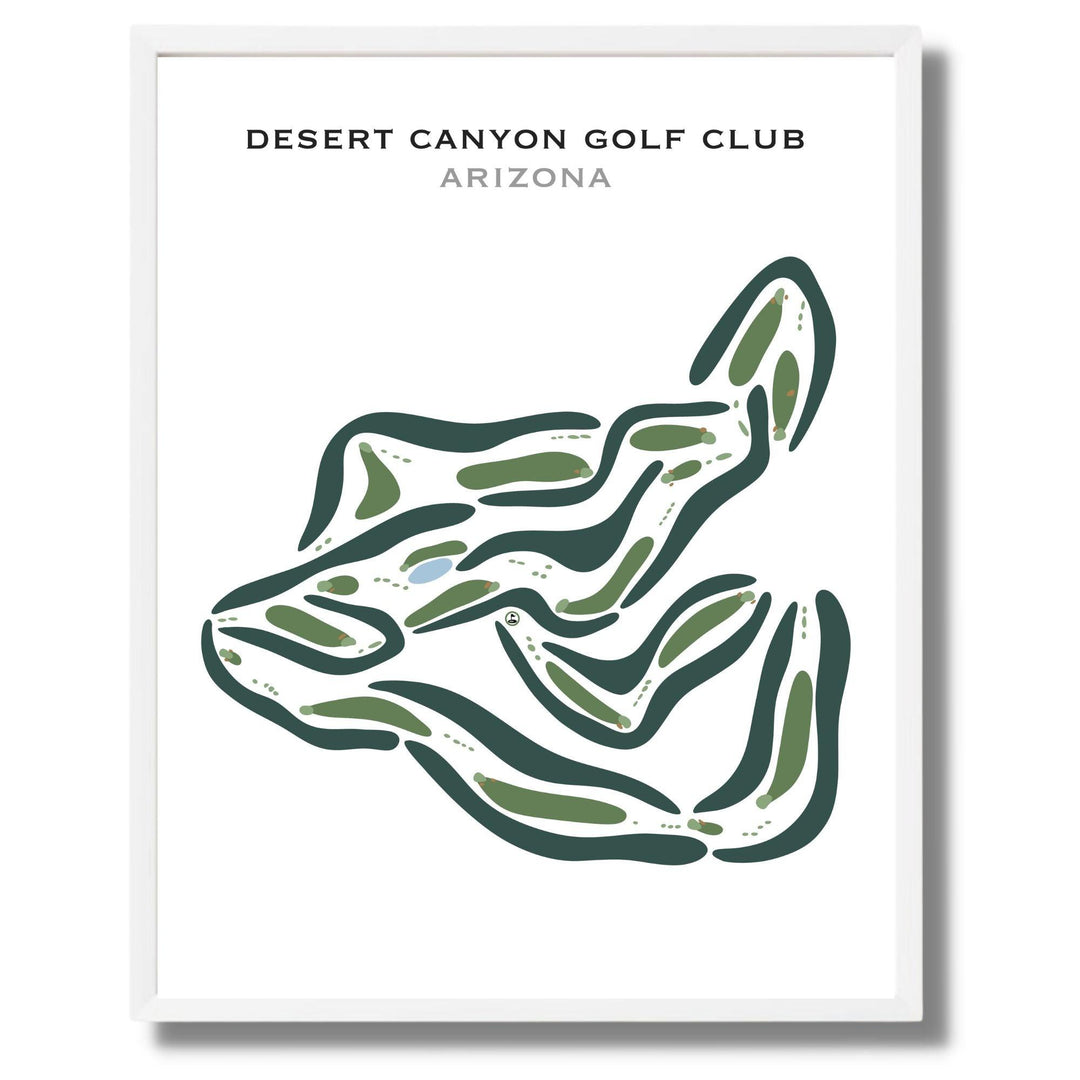 Desert Canyon, Arizona - Printed Golf Courses - Golf Course Prints