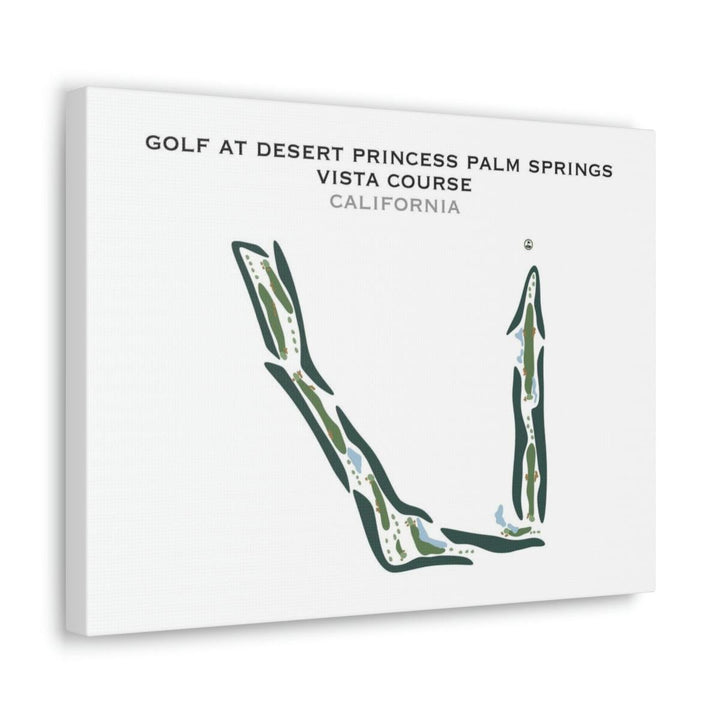 Golf at Desert Princess Palm Springs Vista Course, California - Printed Golf Courses - Golf Course Prints