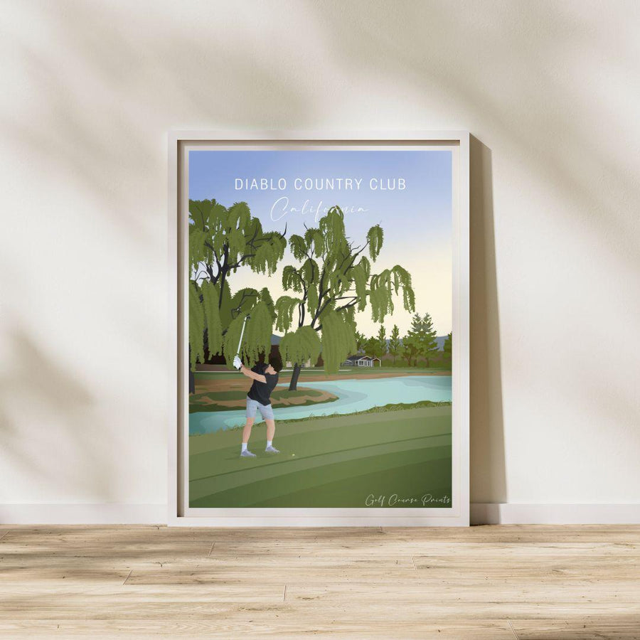 Buy our printed art signature designs of Diablo Country Club - Golf ...