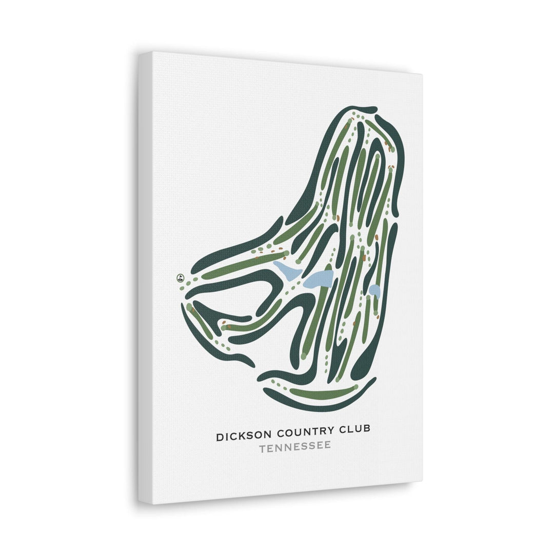 Dickson Country Club, Tennessee - Printed Golf Courses - Golf Course Prints