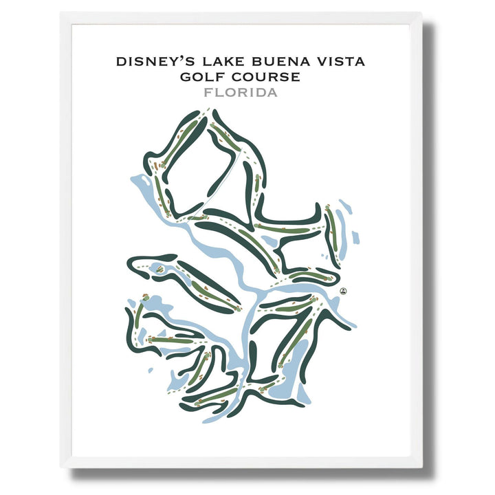 Disney's Lake Buena Vista Golf Course, Florida - Printed Golf Courses - Golf Course Prints