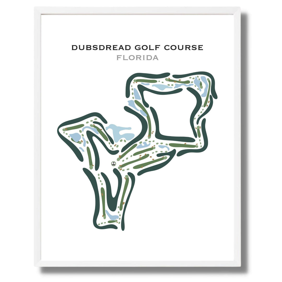 Dubsdread Golf Course, Florida - Printed Golf Courses - Golf Course Prints