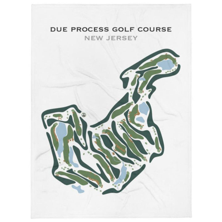 Due Process Golf Course, New Jersey - Printed Golf Courses - Golf Course Prints