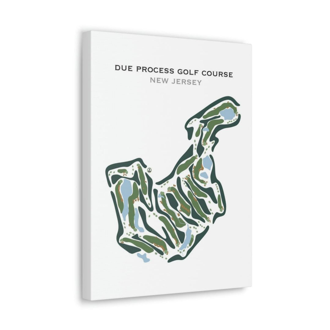 Due Process Golf Course, New Jersey - Printed Golf Courses - Golf Course Prints