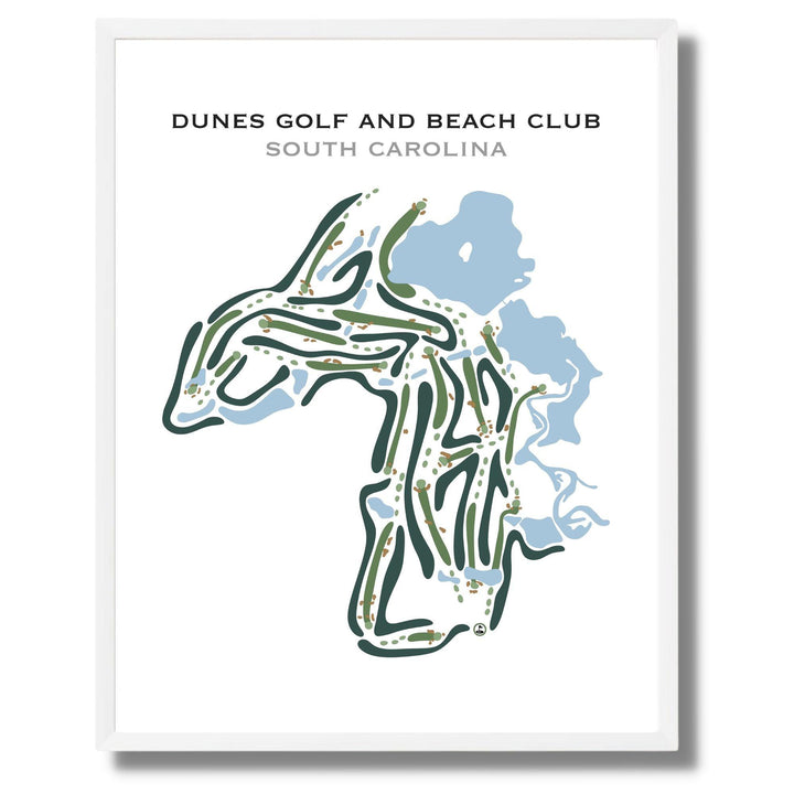 Dunes Golf and Beach Club, South Carolina - Printed Golf Courses - Golf Course Prints
