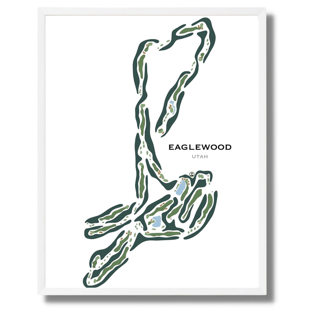 Eaglewood Golf Course, North Salt Lake, Utah - Printed Golf Courses - Golf Course Prints