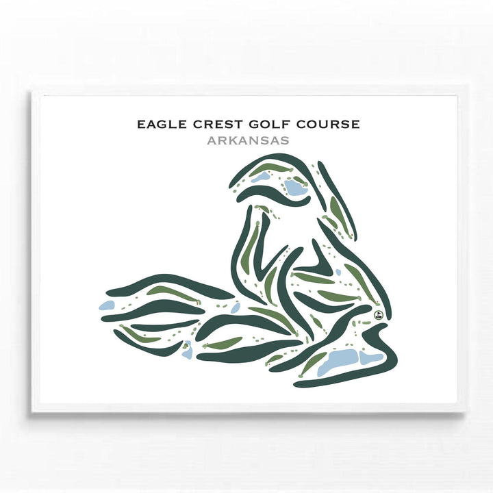 Eagle Crest Golf Course, Arkansas - Printed Golf Courses - Golf Course Prints