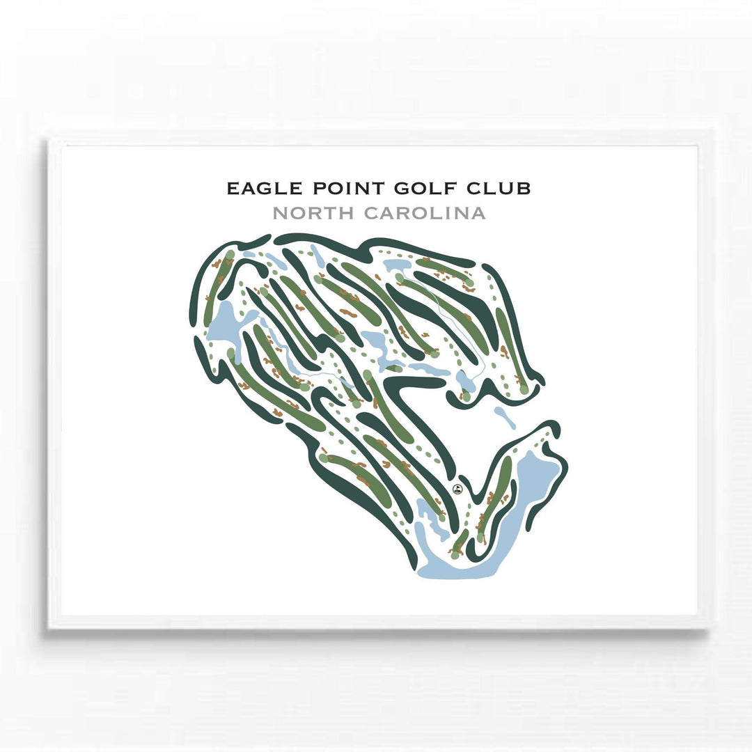 Eagle Point Golf Club, North Carolina - Printed Golf Courses - Golf Course Prints