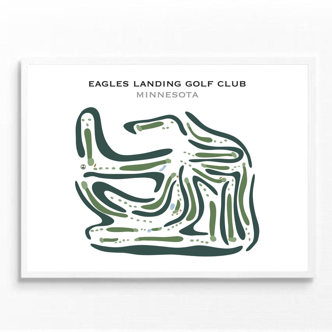 Eagle's Landing Golf Club, Minnesota - Printed Golf Courses - Golf Course Prints