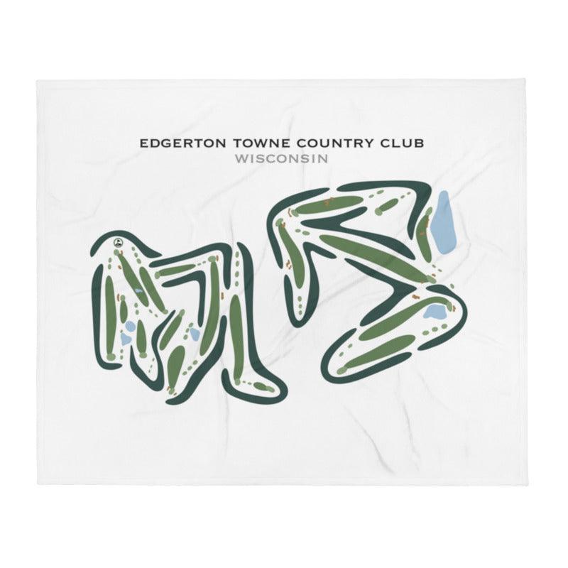 Edgerton Towne Country Club, Wisconsin- Printed Golf Courses - Golf Course Prints